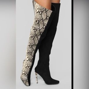 Fashion Nova Holy Grail Heeled Boot